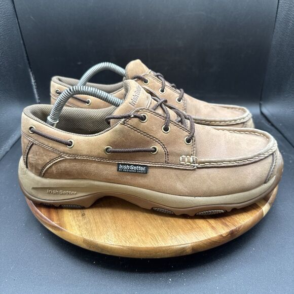 Red Wing Irish Setter Soft Paw Mens Size 10 Moccasins Shoes Oxford Brown 3876 - Picture 3 of 8